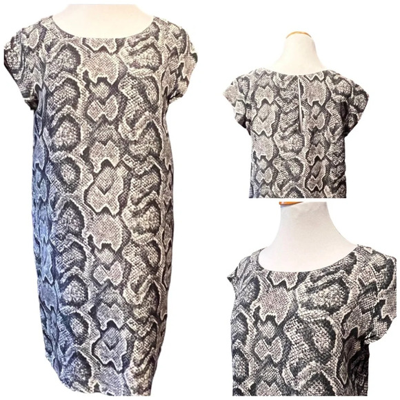 Joie Silk Snakeskin Sheath Dress - Picture 2 of 8